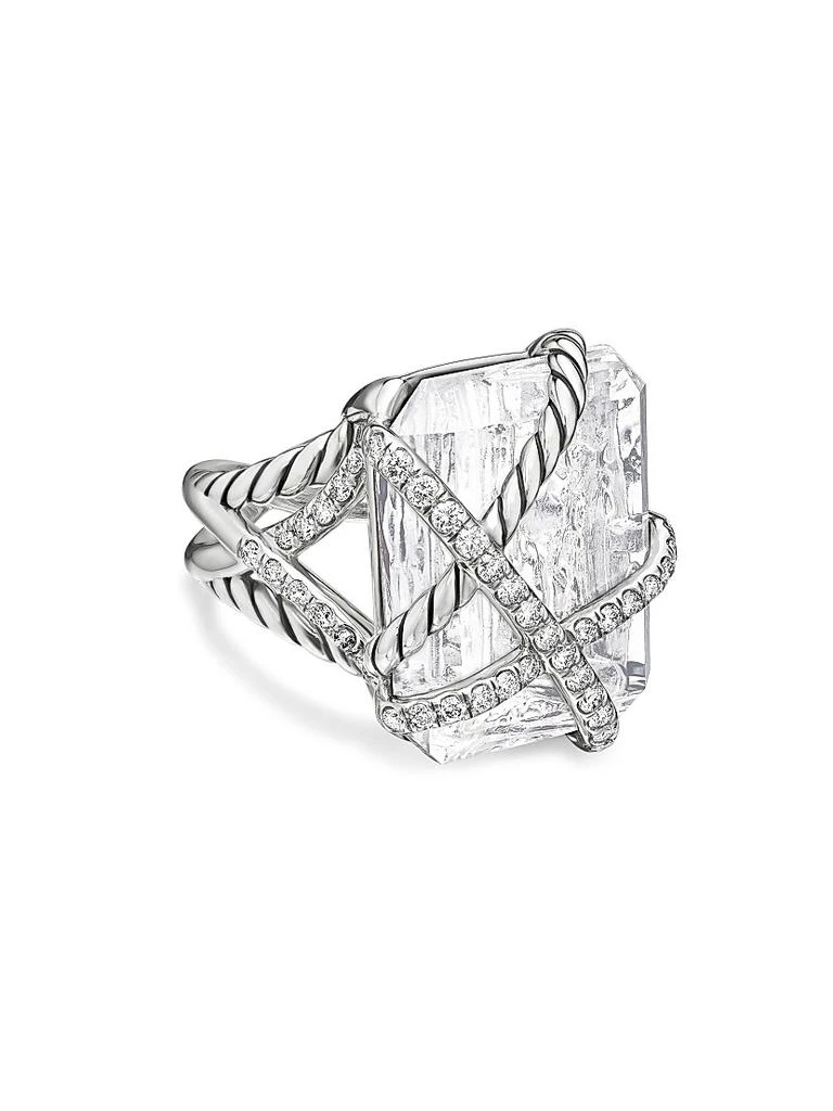 商品David Yurman|Cable Wrap Ring in Sterling Silver,价格¥23670,第1张图片