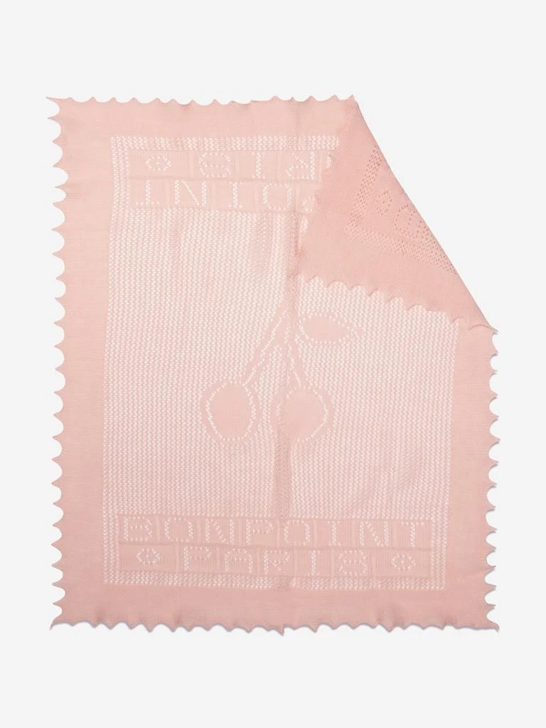商品Bonpoint|Bonpoint Baby Girls Cotton And Wool Blanket in Pink,价格¥1101,第1张图片