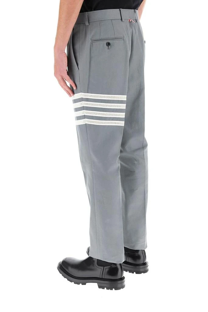 商品Thom Browne|UNCONSTRUCTED CLASSIC CHINO TROUSERS 4-BAR,价格¥3812,第4张图片详细描述
