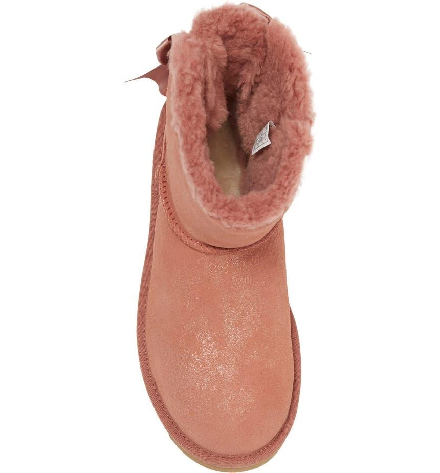 商品UGG|Mini Bailey Bow Glimmer Faux Fur Lined Boot,价格¥974,第4张图片详细描述