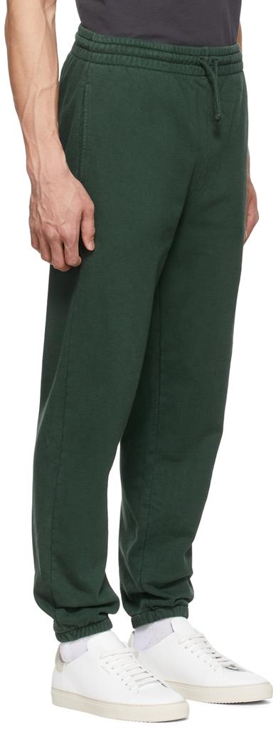 Green Cotton Lounge Pants商品第2张图片规格展示