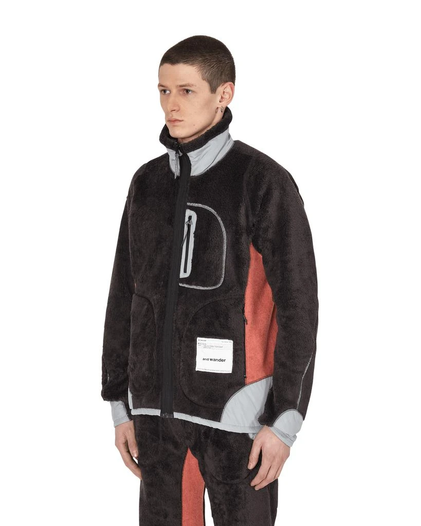 商品And Wander|Slam Jam High Loft Polartec Fleece Jacket Black,价格¥2686,第2张图片详细描述