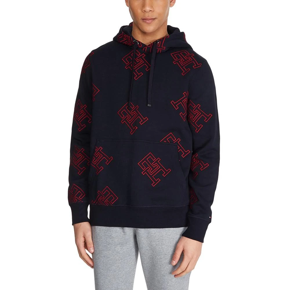 商品Tommy Hilfiger|Men's Critter Monogram Hoodie Sweatshirt,价格¥535,第1张图片