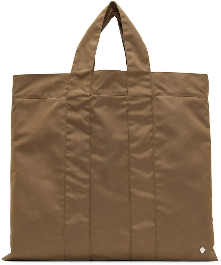 商品The Row|Reversible Brown Nylon Sam Tote,价格¥3194,第1张图片