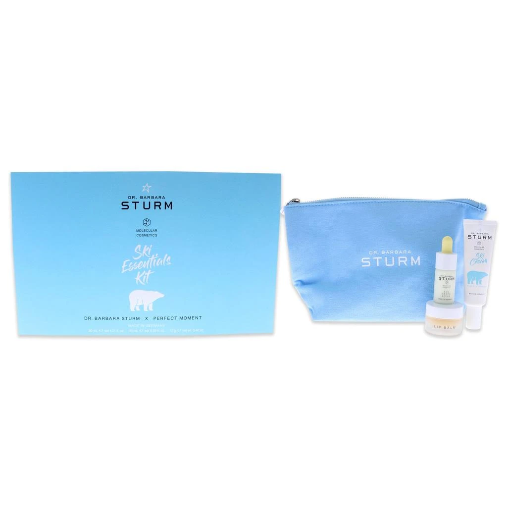 商品Dr. Barbara Sturm|Ski Essentials Kit by Dr. Barbara Sturm for Unisex - 4 Pc 1oz Ski Cream, 0.33oz Sun Drops SPF 50, 0.42oz Lip Balm, Canvas Bag,价格¥1121,第1张图片