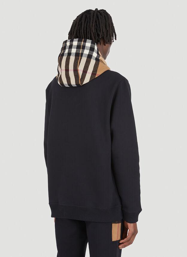 商品Burberry|Samuel Hooded Sweatshirt in Black,价格¥6361,第6张图片详细描述