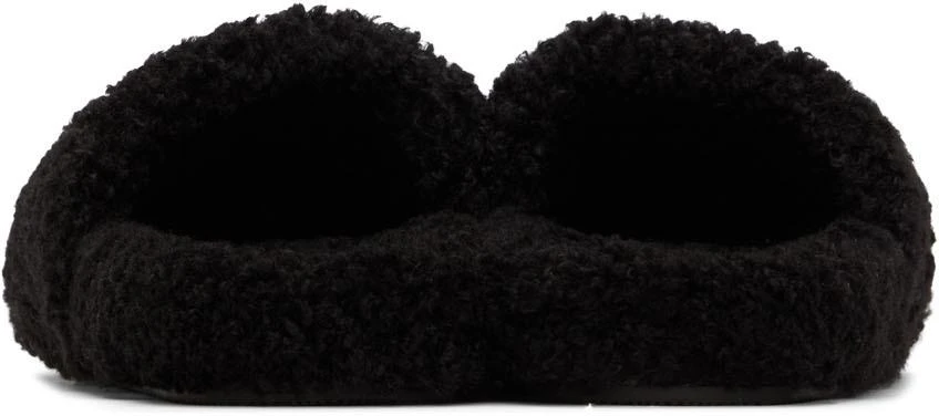 商品Balenciaga|黑色 Furry 拖鞋,价格¥4895,第2张图片详细描述