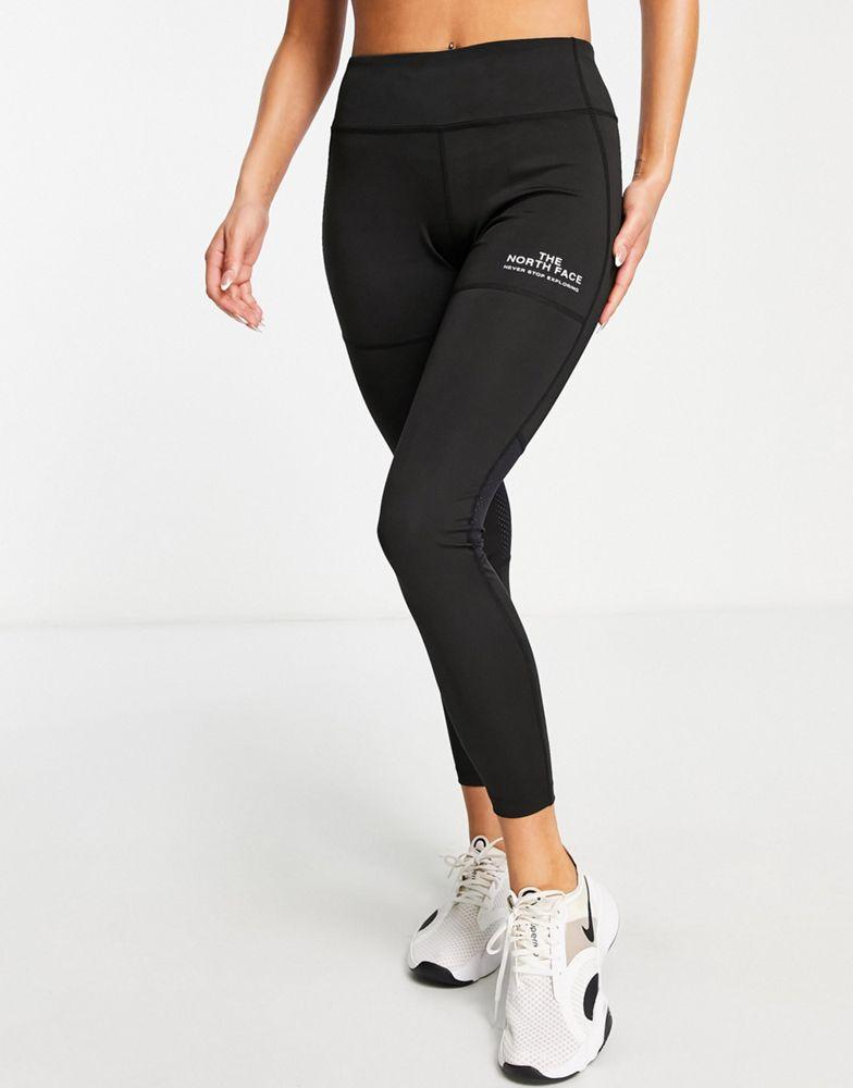 The North Face Training high waist performance leggings in black商品第4张图片规格展示