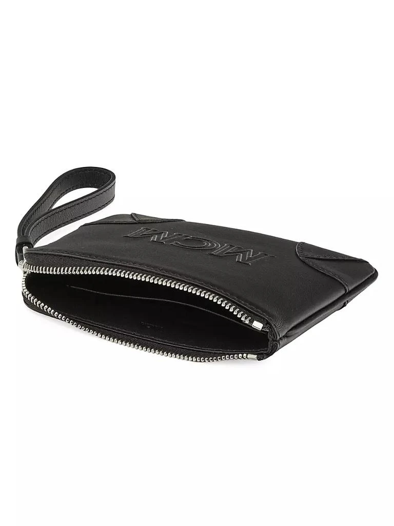 商品MCM|Mini Aren Leather Flat Pouch,价格¥1404,第2张图片详细描述