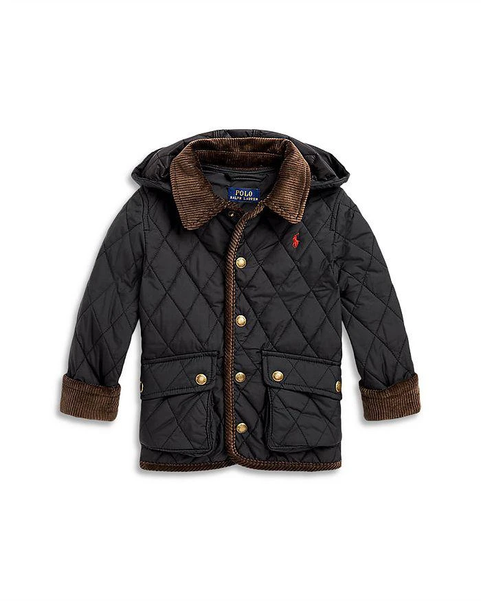 商品Ralph Lauren|Boys' Water Repellent Hooded Barn Jacket - Little Kid,价格¥759,第1张图片