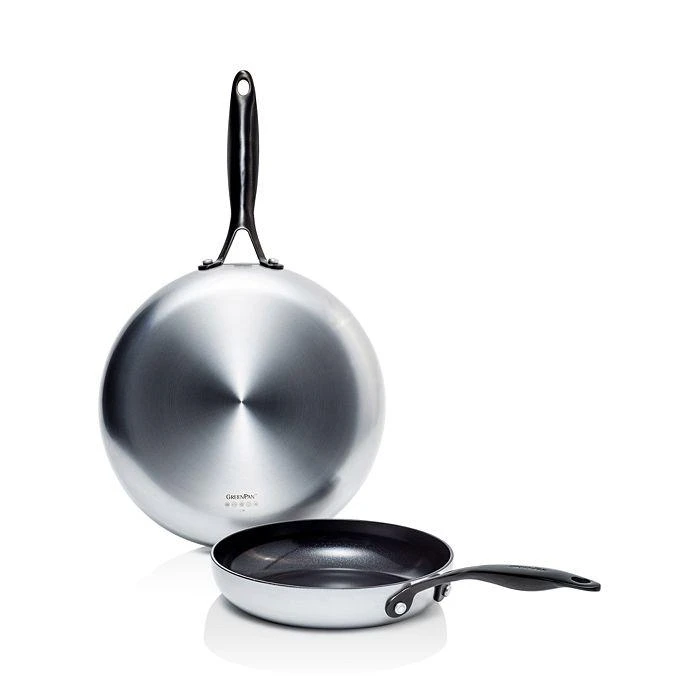 商品Greenpan|Venice Pro Noir 2-Piece 8" & 10" Ceramic Nonstick Frypan Set,价格¥1045,第2张图片详细描述