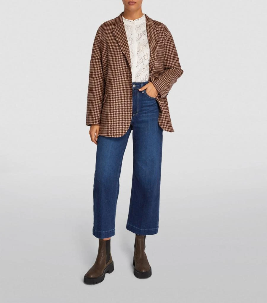 商品Maje|Houndstooth Belted Blazer,价格¥5592,第2张图片详细描述
