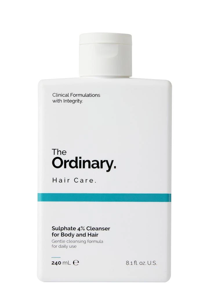 商品The Ordinary|4% Sulphate Cleanser for Body and Hair 240ml,价格¥82,第1张图片