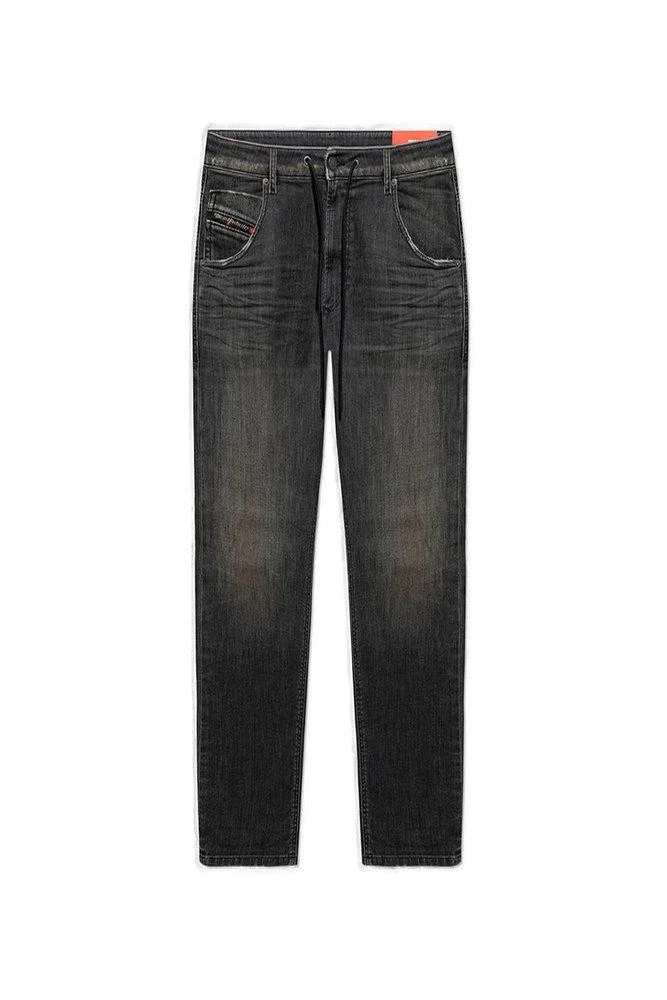 商品Diesel|Diesel D-Krooley Logo-Patch Jeans,价格¥1591,第1张图片
