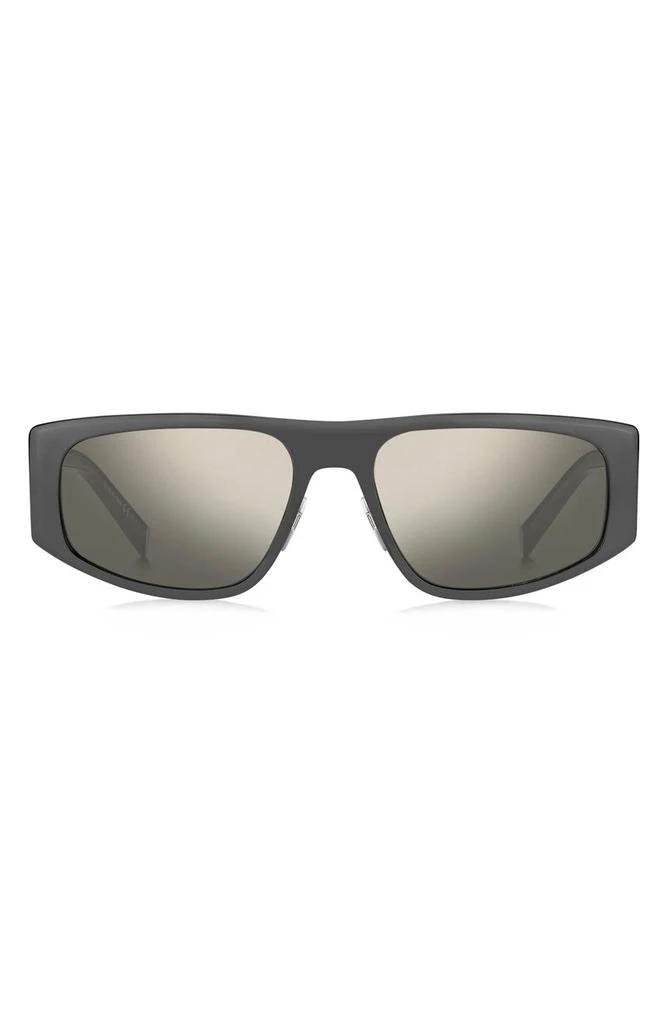 商品Givenchy|57mm Rectangular Sunglasses,价格¥984,第1张图片