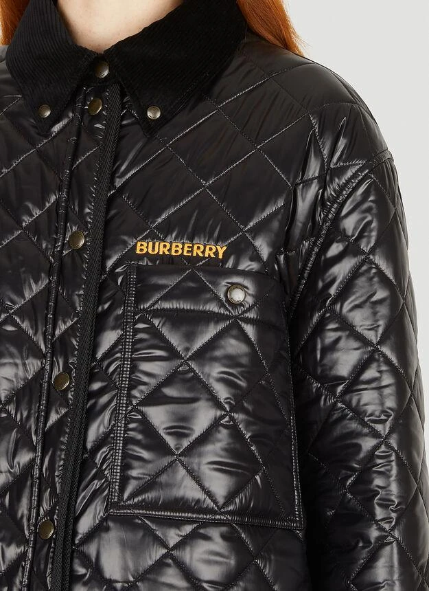 商品Burberry|Quilted Jacket in Black,价格¥17935,第5张图片详细描述