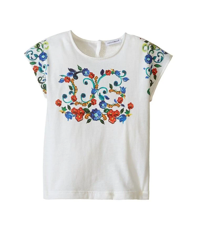 商品Dolce & Gabbana|幼儿/小童Dolce & Gabbana Kids Escape Logo T-Shirt (Toddler/Little Kids),价格¥706,第1张图片