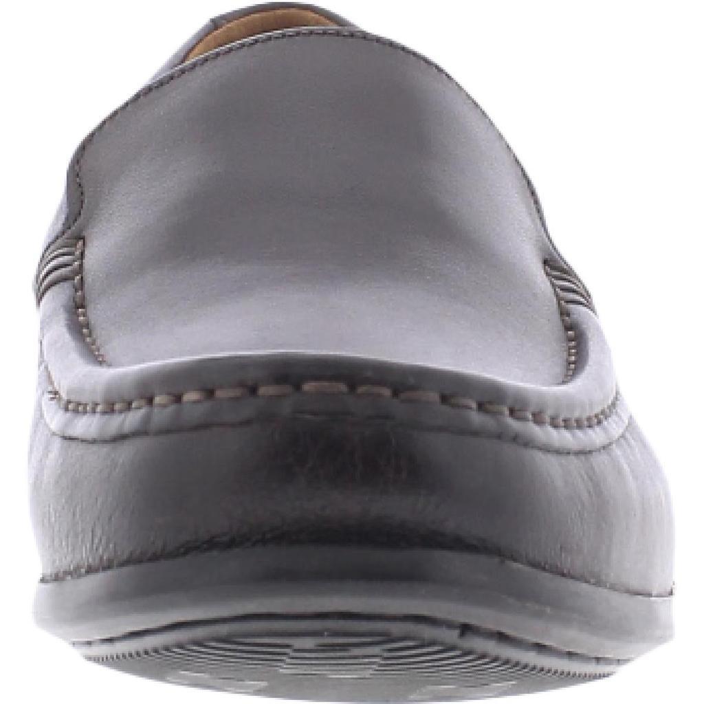 商品Clarks|Claude Plain Mens Leather Slip On Loafers,价格¥524,第5张图片详细描述