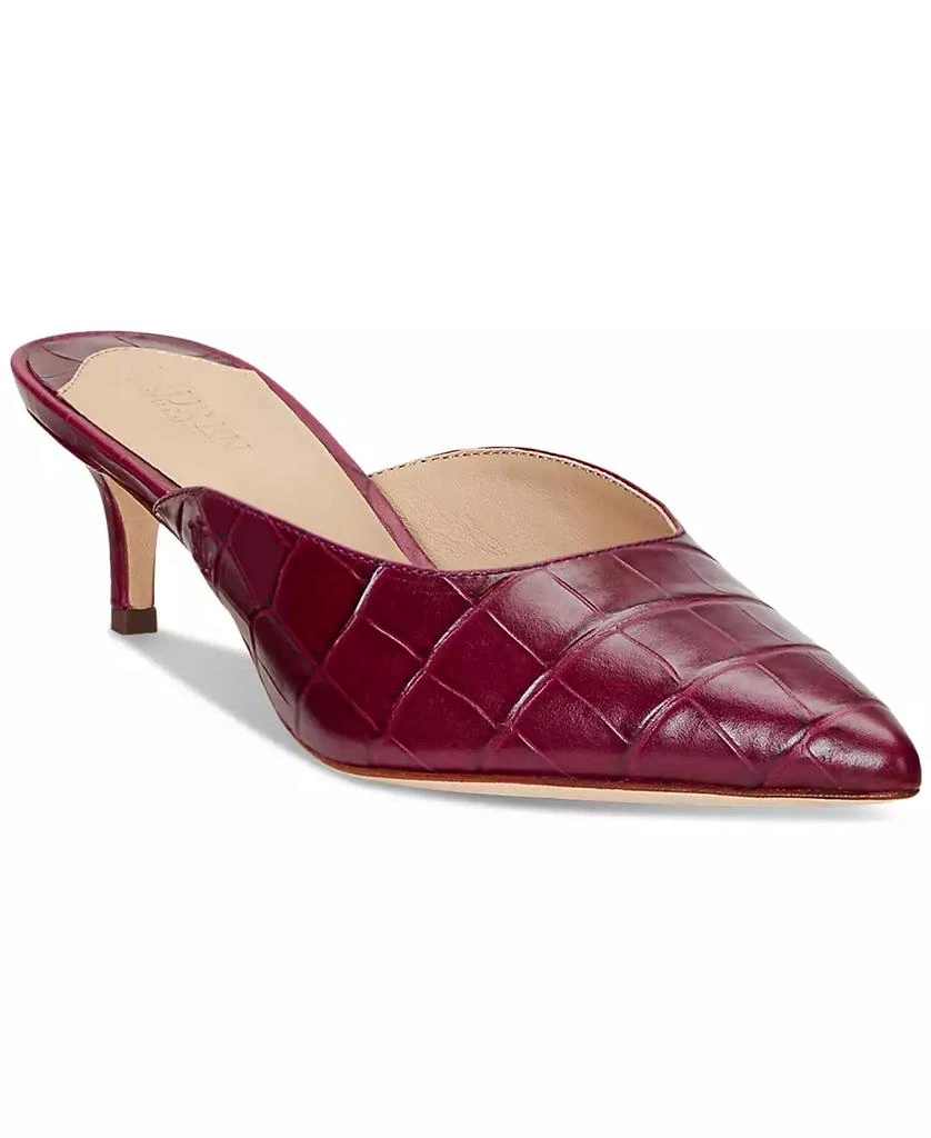 商品Ralph Lauren|Women's Adrienne Mule Pumps,价格¥485,第1张图片