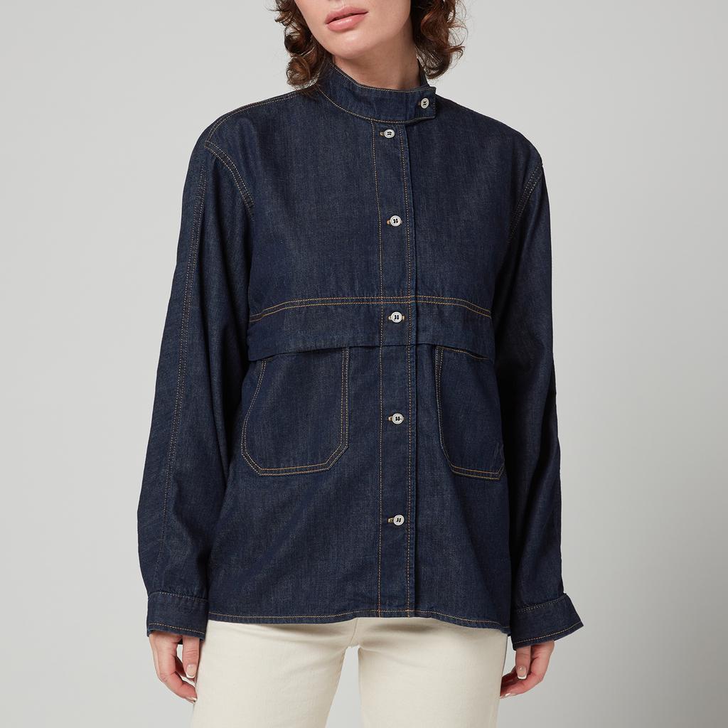 商品Kenzo|KENZO Women's Denim Shirt - Ink,价格¥819,第1张图片