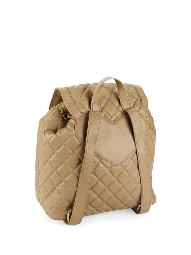 商品Moschino|Quilted Drawstring Backpack,价格¥983,第4张图片详细描述