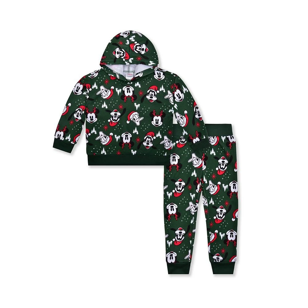 商品Disney|Baby Boys Mickey Friends Holiday Sweatshirt and Joggers Outfit,价格¥238,第1张图片