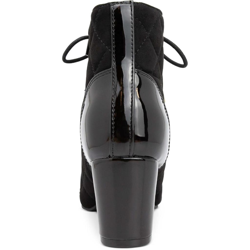 Karen Scott Womens Faux Suede Almond Toe Ankle Boots商品第5张图片规格展示