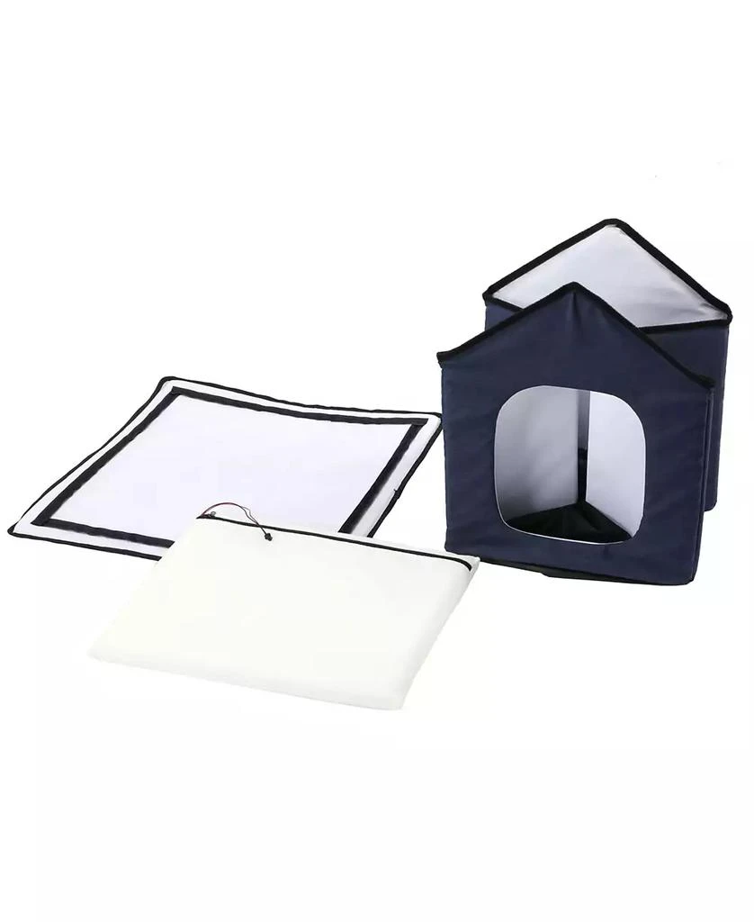 商品Pet Life|"Hush Puppy" Electronic Heating and Cooling Smart Collapsible Pet House,价格¥997,第2张图片详细描述