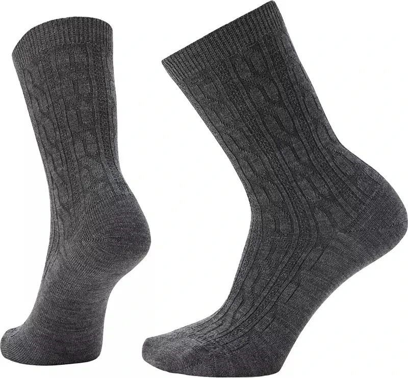 商品SmartWool|SmartWool Women's Everyday Cable Zero Cushion Crew Socks,价格¥92,第1张图片