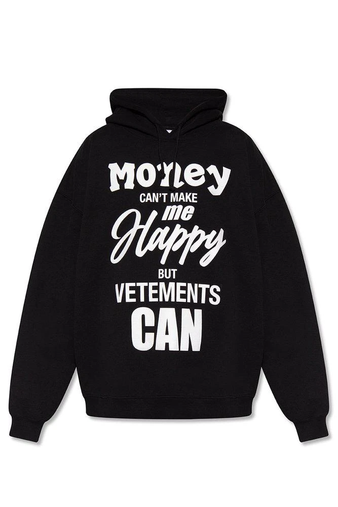 商品Vetements|Vetemens Slogan-Printed Hoodie,价格¥4067,第1张图片