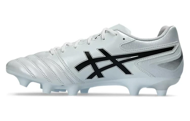 商品[国内直发] Asics|DS LIGHT 舒适百搭 FG（胶质长钉） 减震耐磨 足球鞋 男女同款 白黑,价格¥547,第1张图片