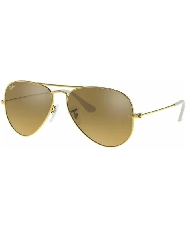 商品Ray-Ban|Ray-Ban Aviator Classic Gold Metal  Unisex Sunglasses RB3025 001/3K 55,价格¥815,第1张图片