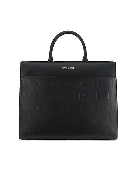 商品BVLGARI|Bvlgari Logo Infinitum Leather Tote,价格¥20325,第1张图片