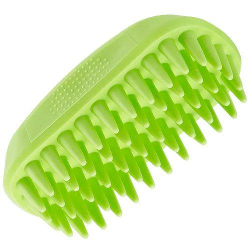 商品Fresh Fab Finds|Dog Bath Brush Anti-Skid Pet Grooming Shower Bath Silicone Massage Comb For Long & Short Hair Medium Large Pets Dogs Cats Green,价格¥158,第1张图片