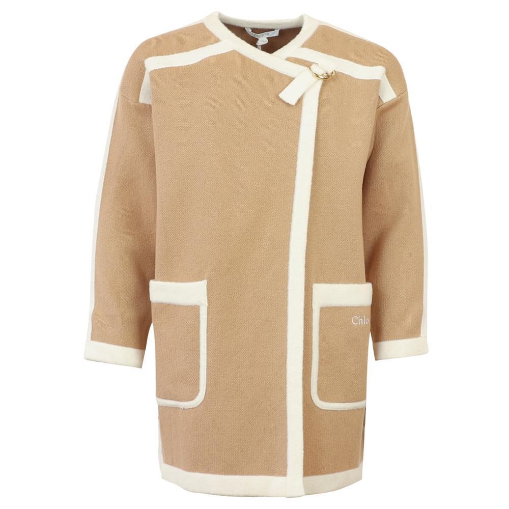 商品Chloé|Beige Knitted Jacket,价格¥1180,第1张图片