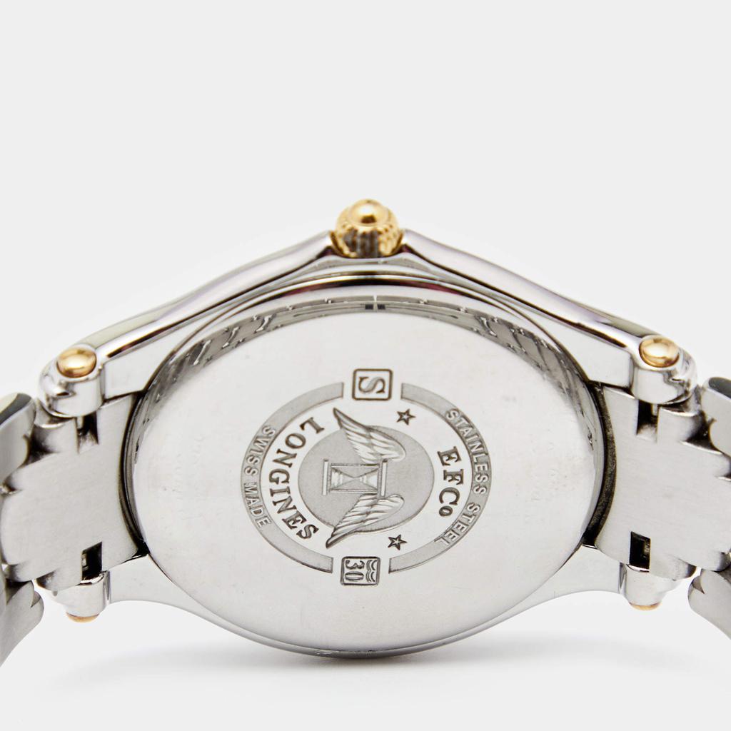 Longines Silver Two Tone Stainless Steel Golden Wing L3.606.5 Men's Wristwatch 33 mm商品第4张图片规格展示