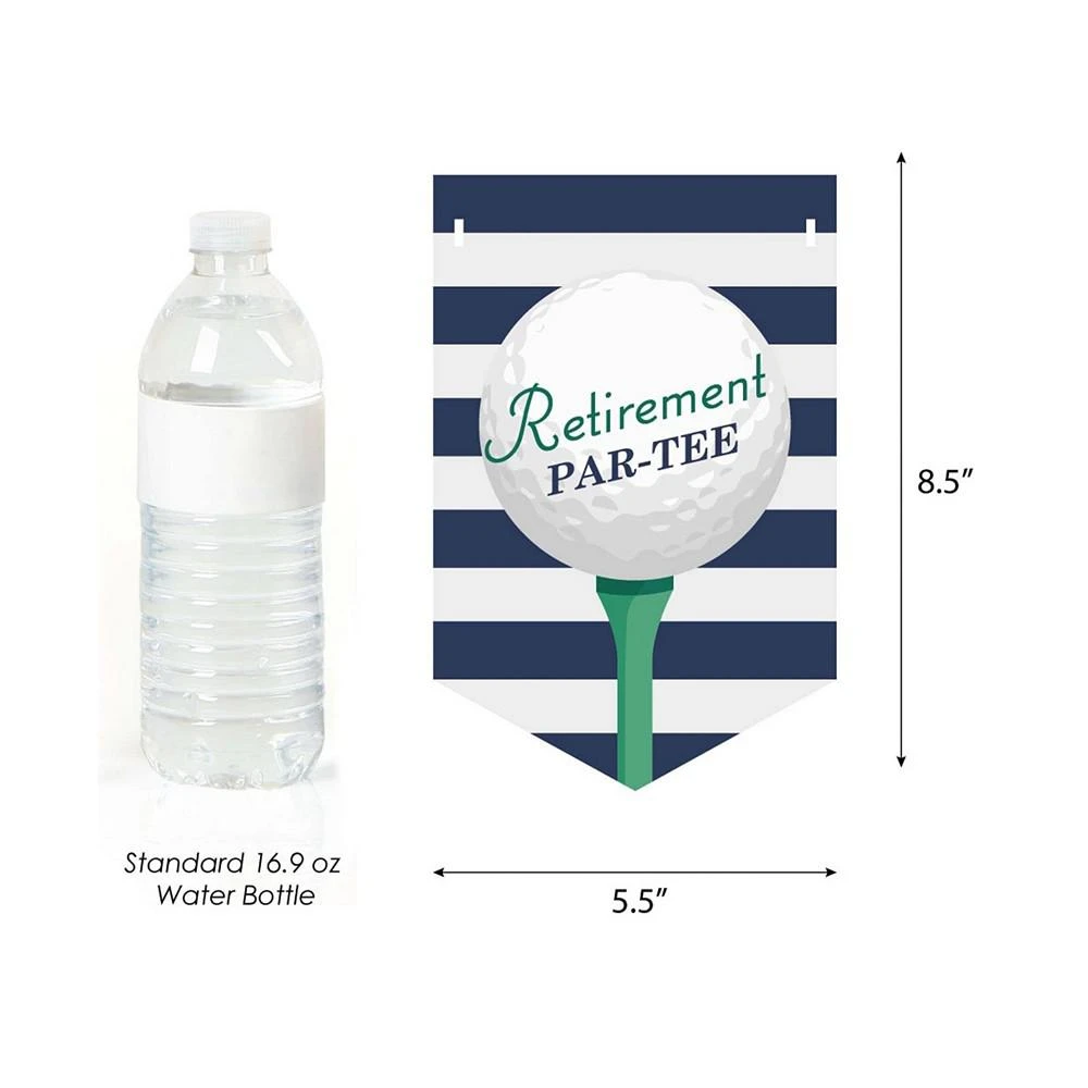 商品Big Dot of Happiness|Par-Tee Time - Golf - Bunting Banner - Party Decor - Happy Retirement,价格¥157,第2张图片详细描述