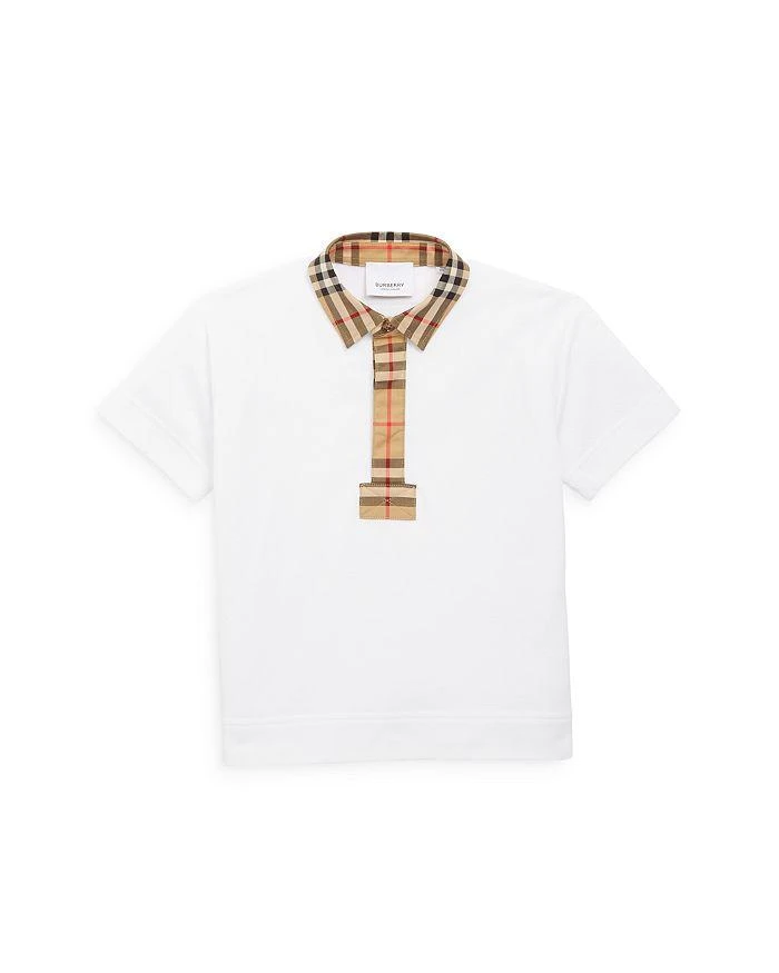 商品Burberry|Boys' Johane Piqué Polo Shirt - Little Kid, Big Kid,价格¥1956,第1张图片