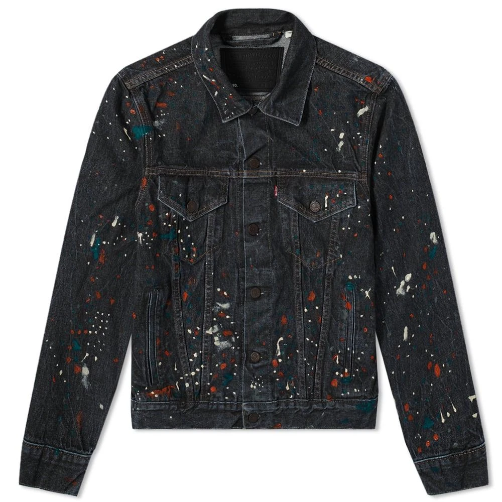 商品Levi's|END. x Levi's 'Painted' Selvedge Trucker Jacket,价格¥727,第1张图片