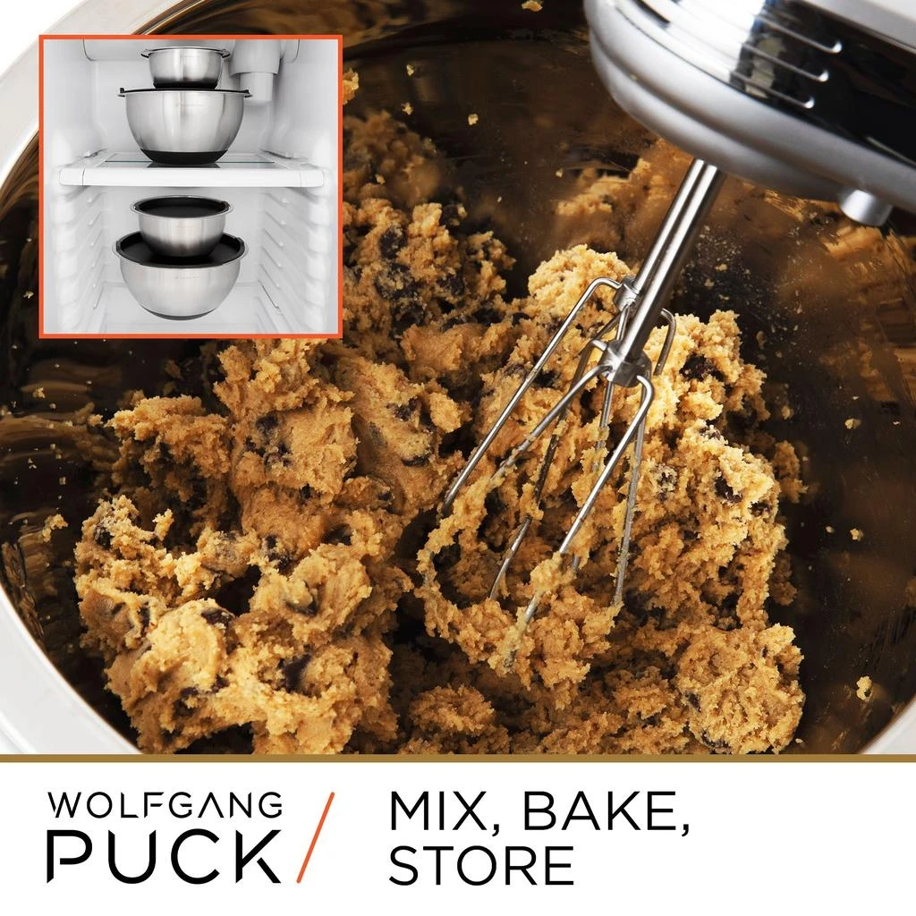 商品Wolfgang Puck|Wolfgang Puck 21-Piece Stainless Steel Cookware and Mixing Bowls Set,价格¥1668,第4张图片详细描述