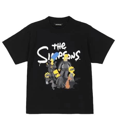 商品Balenciaga|x The Simpsons ® 20th Television印花棉质T恤,价格¥1318,第1张图片