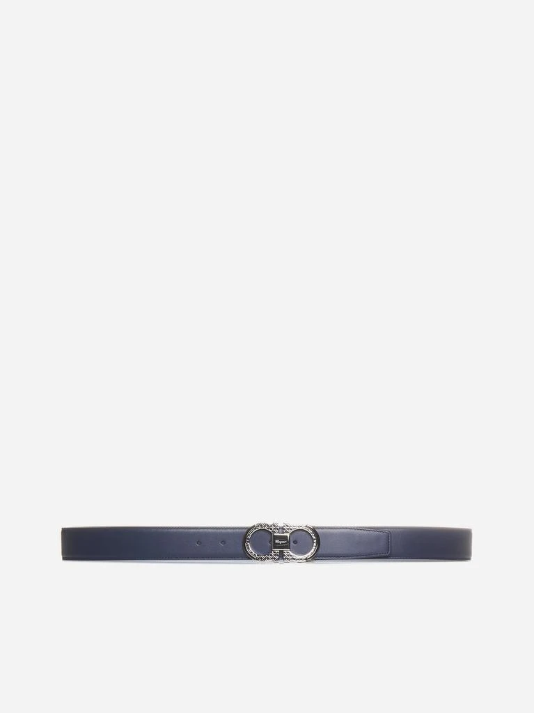 商品Salvatore Ferragamo|Gancini leather reversible belt,价格¥3493,第1张图片