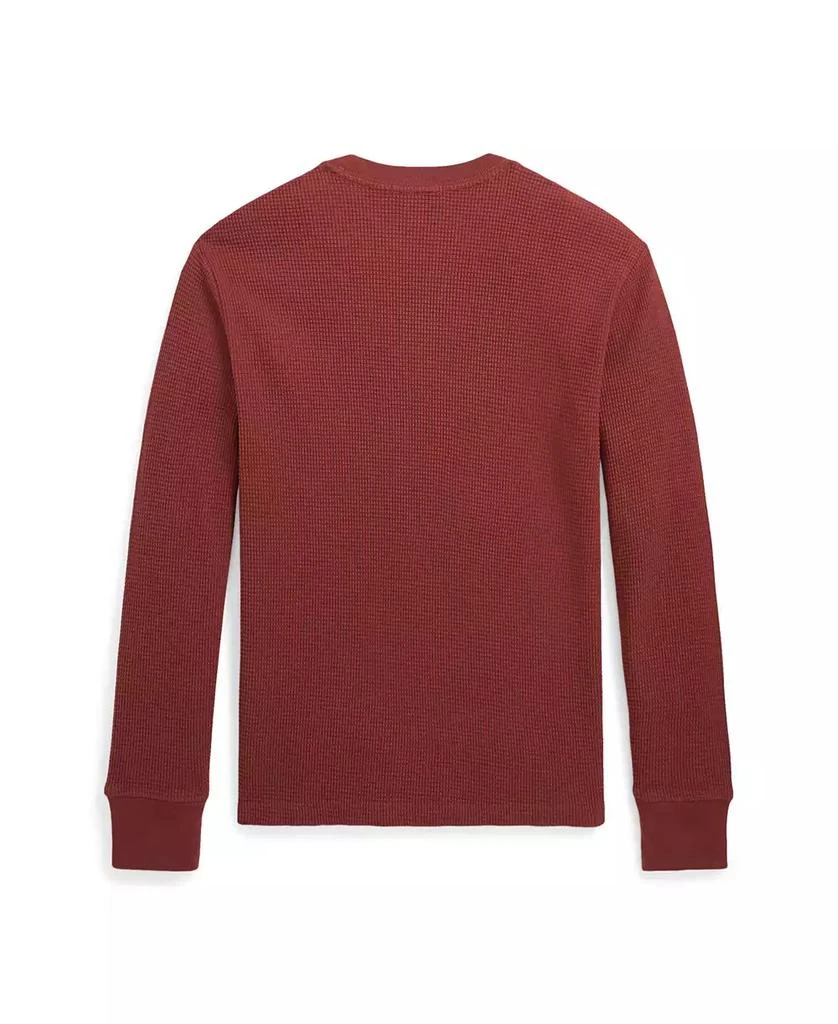 商品Ralph Lauren|Big Boys Waffle-Knit Cotton Long-Sleeve Tee,价格¥251,第3张图片详细描述