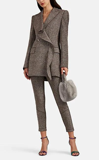 商品AREA|Freja Sparkly Double-Breasted Blazer,价格¥4181,第2张图片详细描述