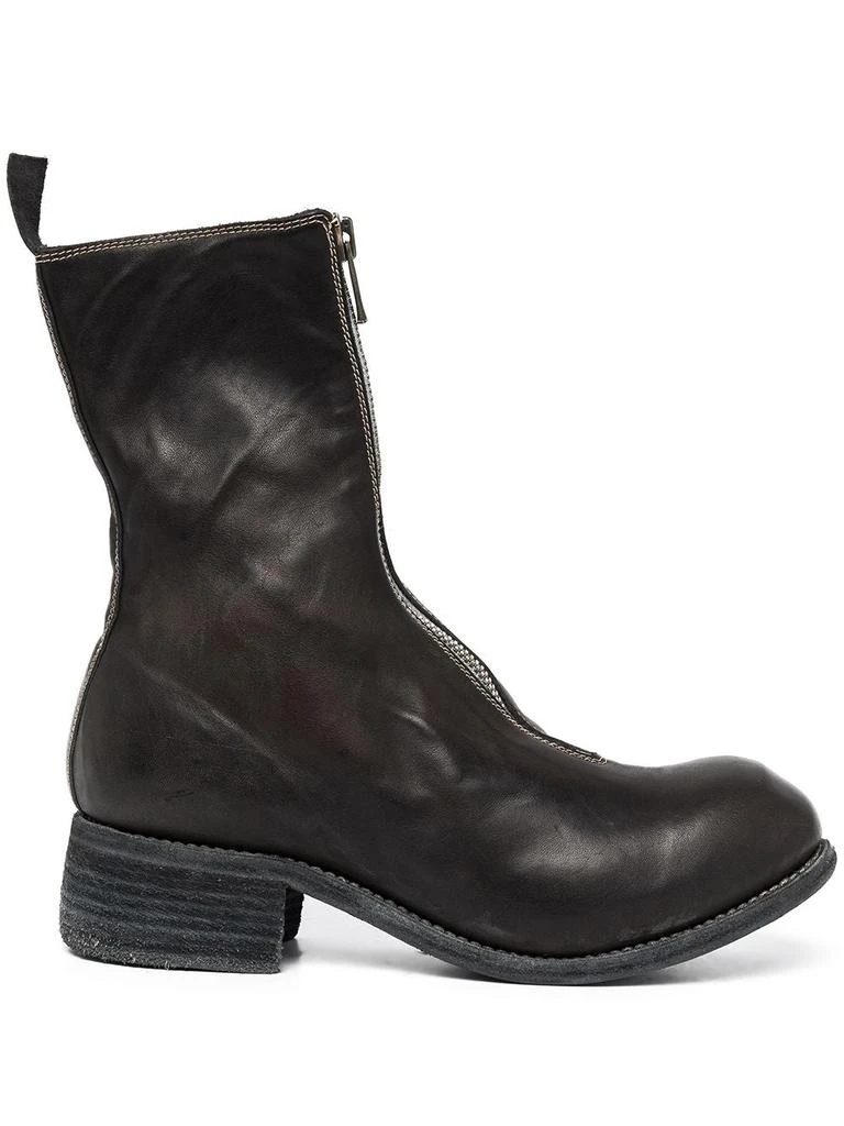 商品guidi|GUIDI WOMEN PL2 SOFT HORSE LEATHER FRONT ZIP BOOT CV86T,价格¥3477,第1张图片