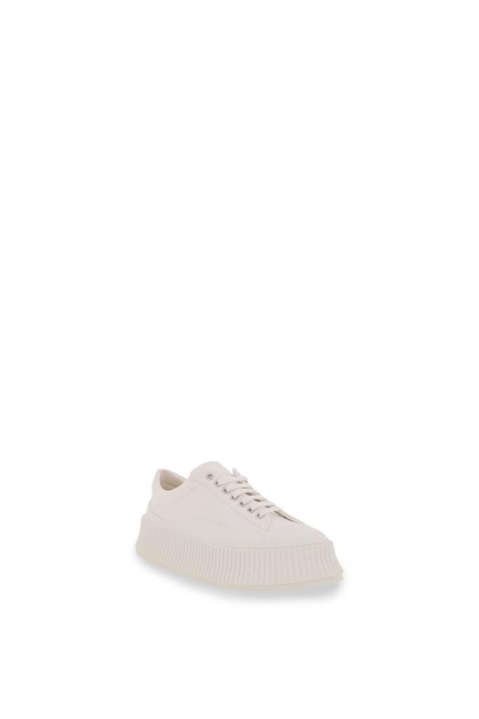 商品Jil Sander|CANVAS PLATFORM SNEAKERS,价格¥3158,第6张图片详细描述