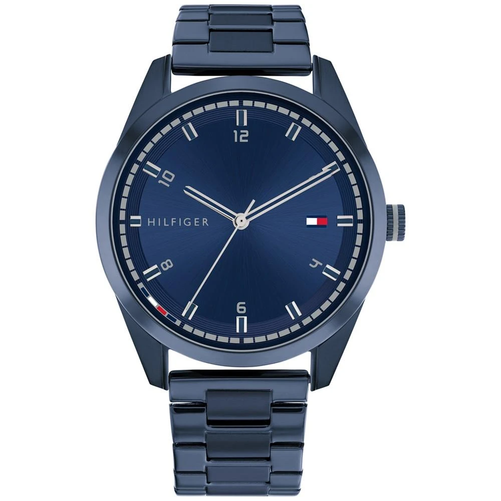 商品Tommy Hilfiger|Men's Blue Stainless Steel Bracelet Watch 43mm,价格¥808,第4张图片详细描述