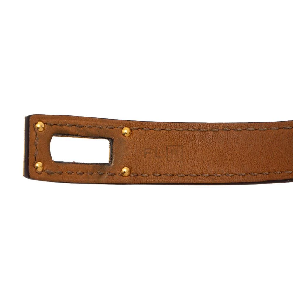 Hermes Red Epsom Leather Gold Plated Double Wrap Kelly Bracelet 商品