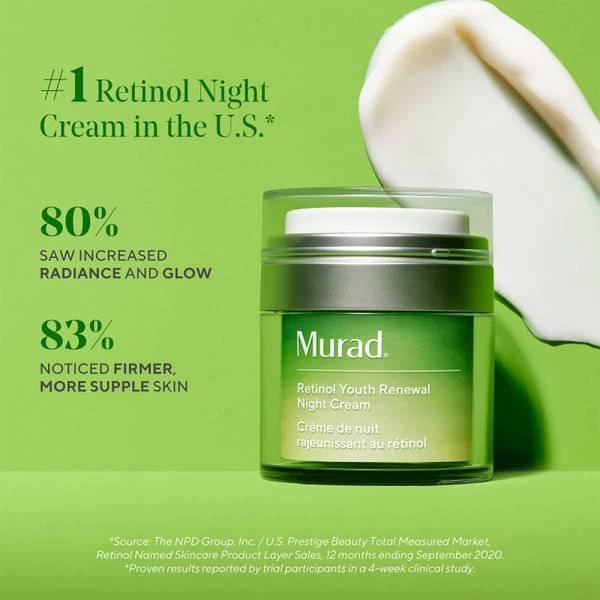 商品Murad|Murad Retinol Youth Renewal Night Cream 50ml,价格¥647,第3张图片详细描述
