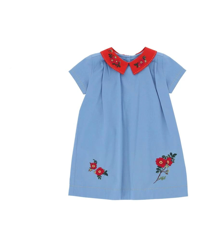 商品Gucci|Girls Embroidered Collar Dress,价格¥1040,第1张图片